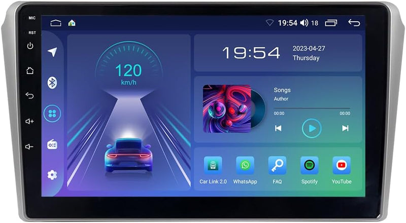 ACAVICA Android 12 Autoradio für Toyota Avensis T250 2 II 2003-2008 9 Zoll Sat Navi GPS Navigation S