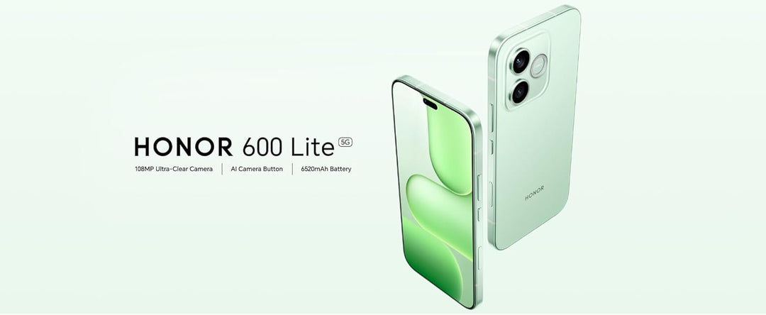 Honor 600 Lite 5G Smartphone 256GB, 108MP Kamera, Sprout Green | 6,60" AMOLED 120Hz Display, Dimensi