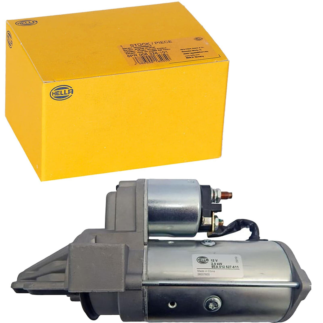 HELLA - Starter/Anlasser - 12V - 2kW - für u.a. Ford Transit Custom V362 Box (FY, FZ) - 8EA 012 527-