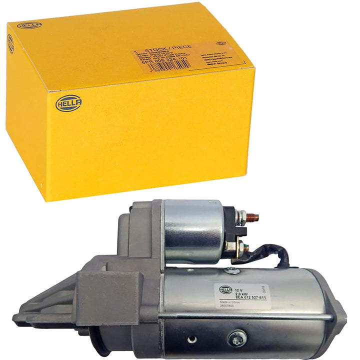 HELLA - Starter/Anlasser - 12V - 2kW - für u.a. Ford Transit Custom V362 Box (FY, FZ) - 8EA 012 527-