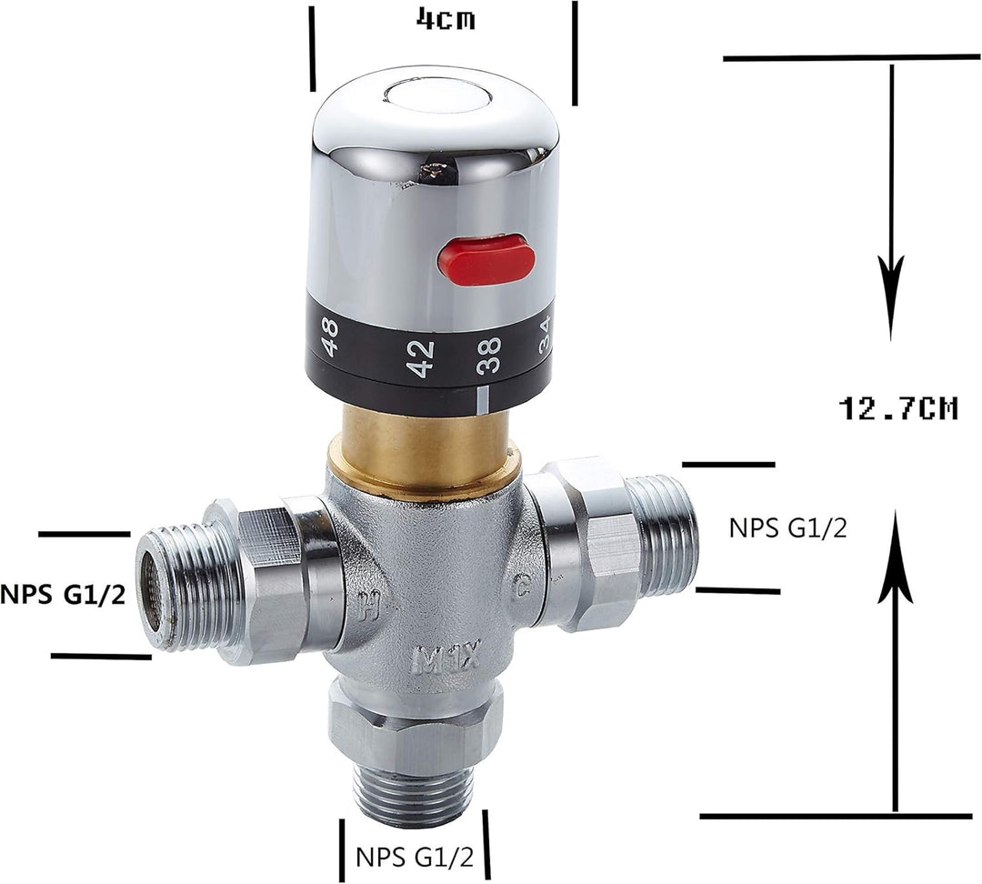 Gangang Ventil Mischen, Messing-gehärtetes Ventil,Mischventil,Thermostatisches Mischventil, Bleifrei