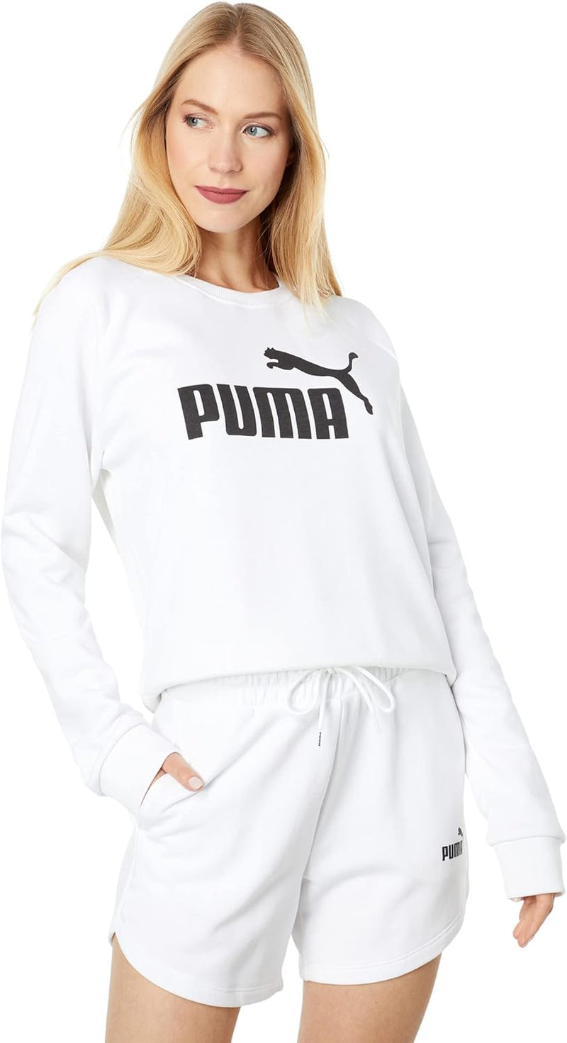 PUMA Damen Sweatshirt S Puma Black-puma Weiss, S Puma Black-puma Weiss