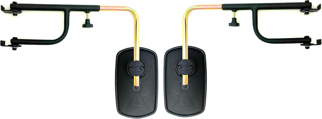 2x Aussenspiegel 260x155 mm ø14-23 mm E20 und Spiegelhalter für Traktor LKW Bagger