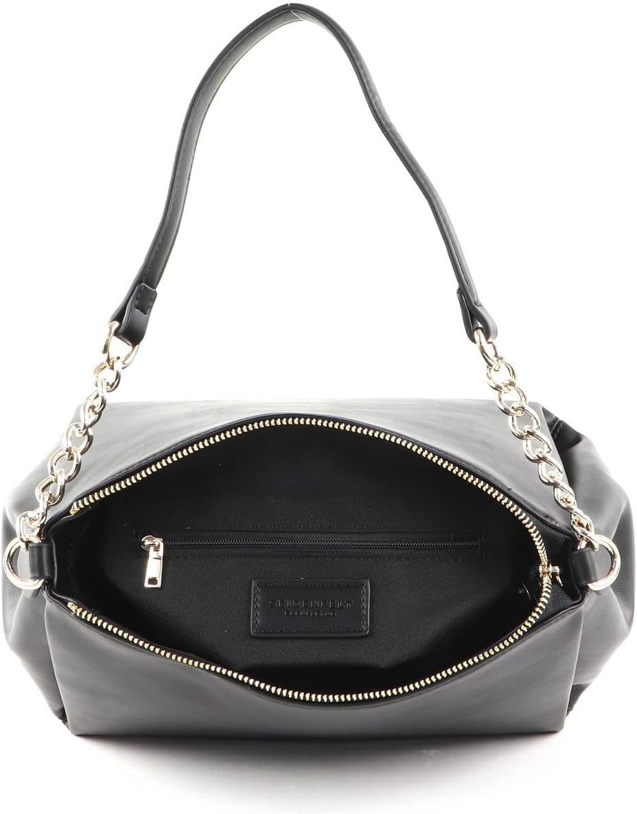 SEIDENFELT MANUFAKTUR Bjerka Hobo Black/Gold