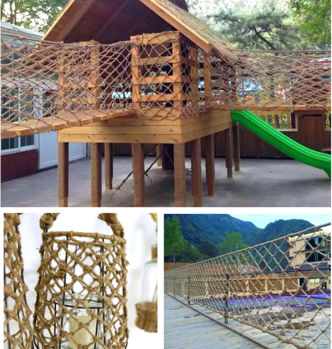 SSWZHANG Hanfseilnetz Schutznetz Hanfnetz Sicherheitsnetz Hanfseilnetz Isolation Netz Indoor-Outdoor