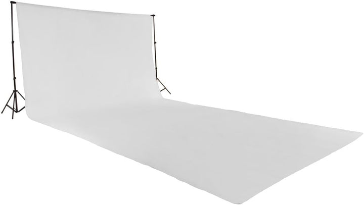 tectake® Teleskop Fotostudio Komplettset Hintergrundsystem inkl. Hintergrund 6x3 m + Tasche - Divers
