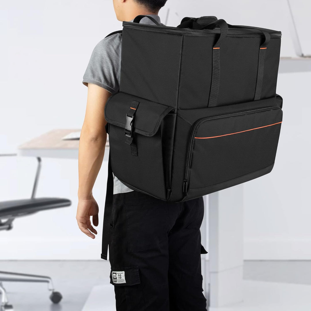 Trunab PC Host Tragetasche, Computer Rucksack für Prozessoren, Maus, Tastatur, Kopfhörer und Kabel,