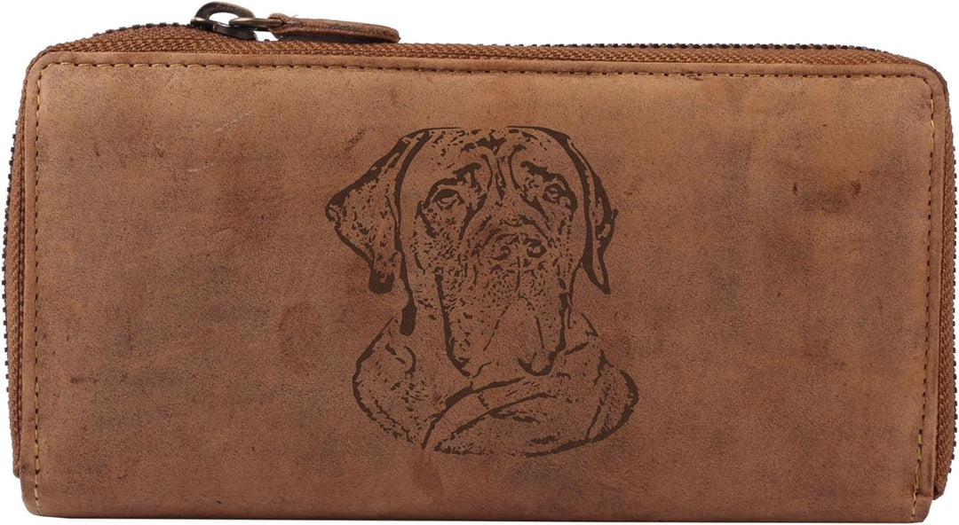 Greenburry Damengeldbörse mit Hunde-Motiv Deutsche Dogge, Deutsche Dogge