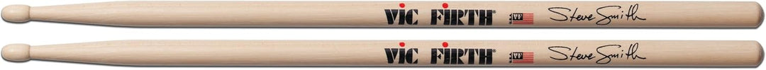 Vic Firth Steve Smith Signature American Hickory Wood Tip Drumsticks Drum Sticks, Drum Sticks