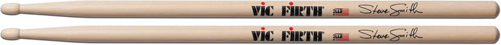 Vic Firth Steve Smith Signature American Hickory Wood Tip Drumsticks Drum Sticks, Drum Sticks