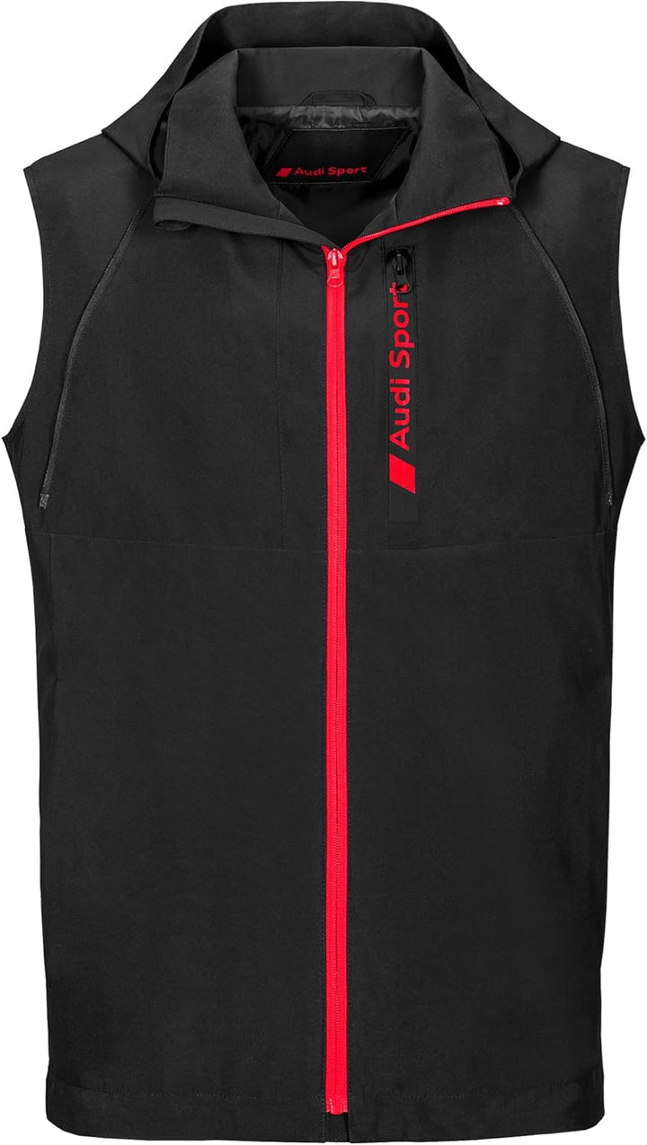 Audi Sport Zipoff Jacke (S) S Schwarz, S Schwarz