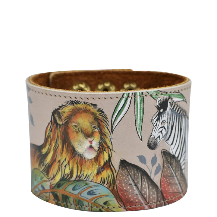 Anuschka Lederarmband für Frauen, Handbemalt, Grössenverstellbar African Adventure, African Adventur