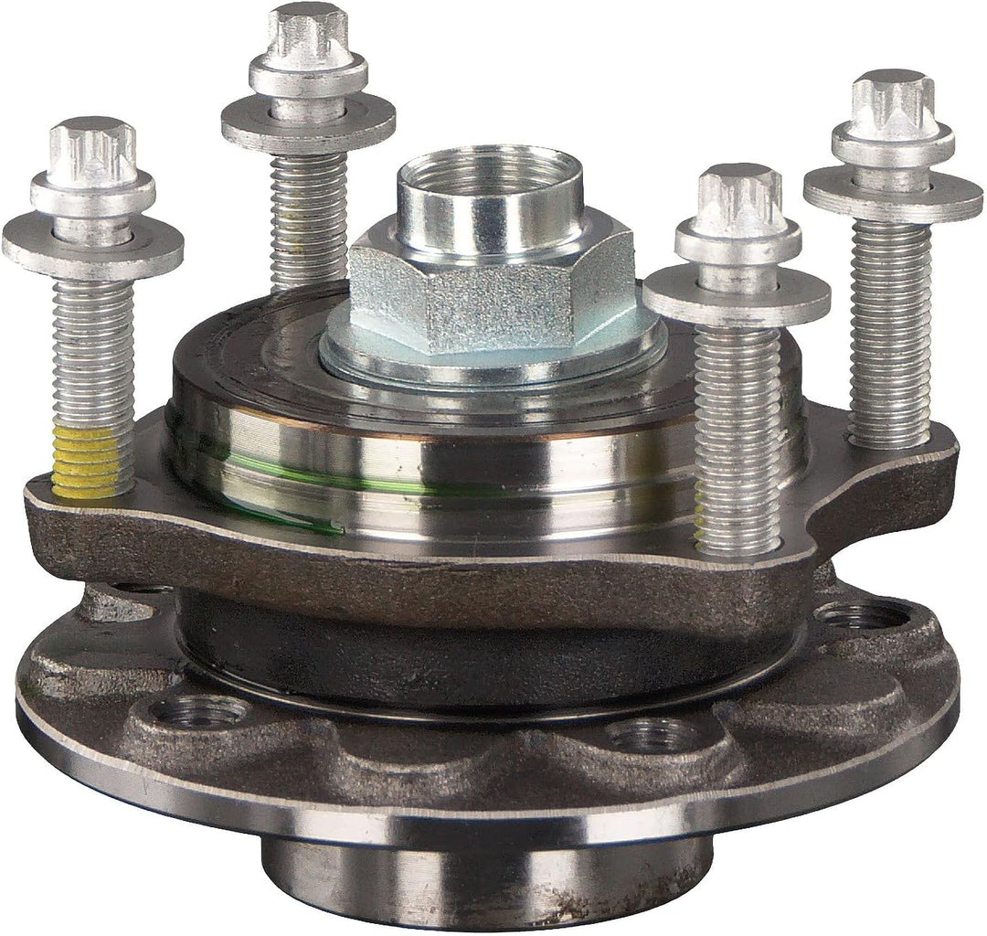febi bilstein 44333 Radlagersatz mit Radnabe, Achsmutter und Befestigungsschrauben , 1 Stück