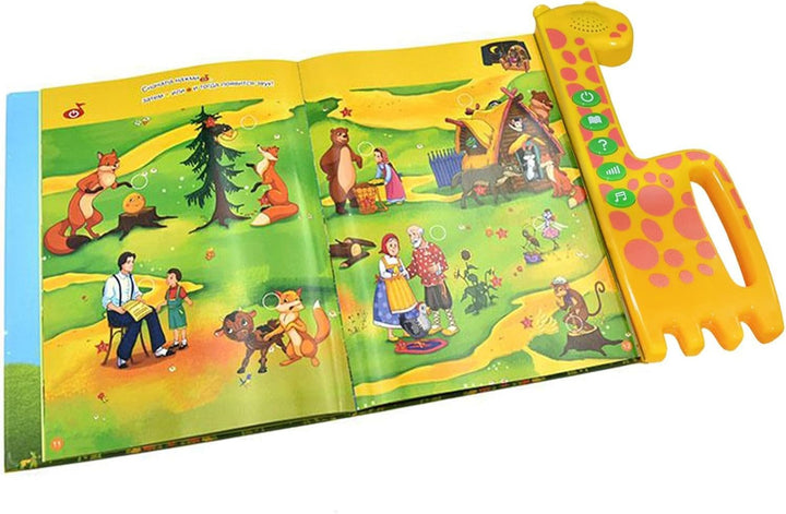 Russisches Lernspielzeug mit Ton - Sprechendes Buch für Einsteiger | Russisches Alphabet Lernen Spra