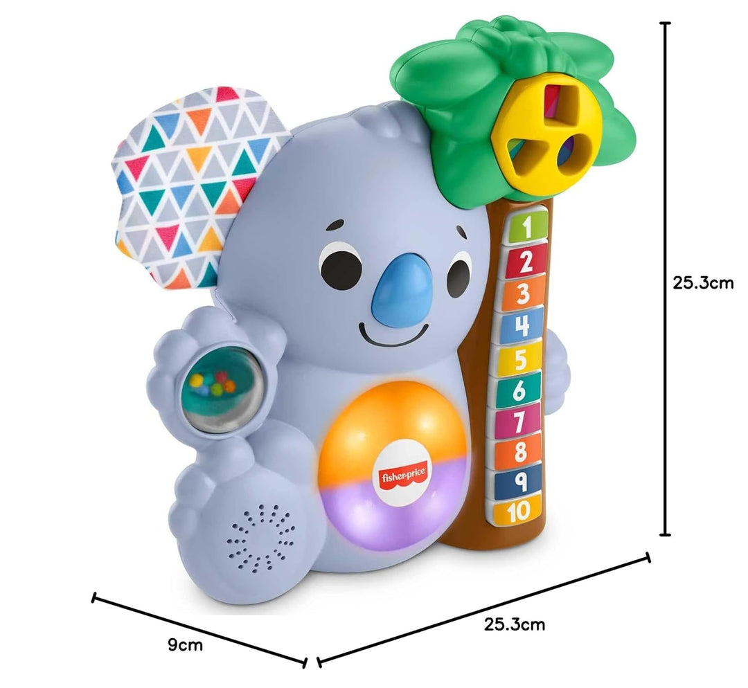 Fisher-Price GRG67 -BlinkiLinkis Koala, musikalisches Lernspielzeug für Babys und Kleinkinder, Babys