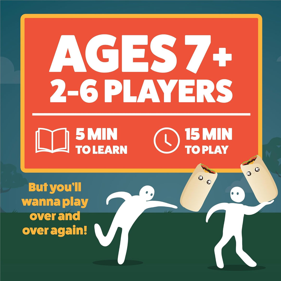 Exploding Kittens Throw Throw Burrito Extreme Outdoor Edition - Fun Family Card Games for Adults Tee