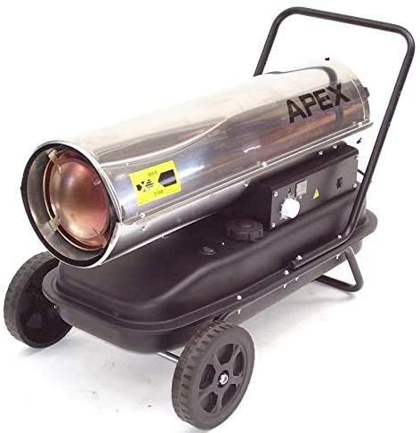Edelstahl Heizkanone 30kW Diesel Heizung 55519 Ölheizgerät Bautrockner Bauheizer