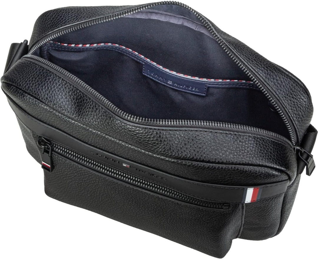 Tommy Hilfiger Herren TH Central Schultertasche, Schwarz, One Size