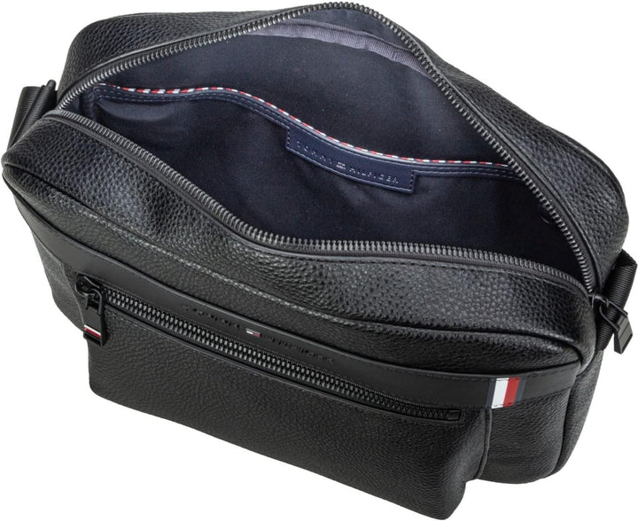 Tommy Hilfiger Herren TH Central Schultertasche, Schwarz, One Size