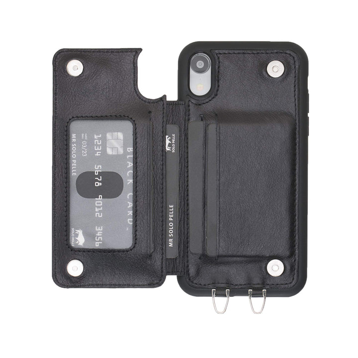 Solo Pelle Lederhülle für das iPhone X/XS Case Leder Hülle Ledertasche Backcover aus echtem Leder in