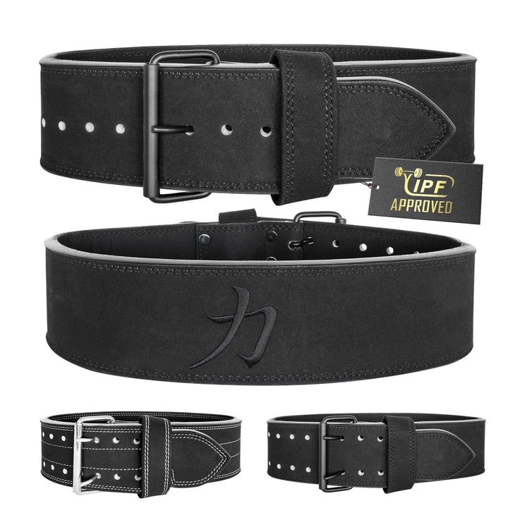 Strength Shop 13mm Prong Belt Gewichthebergürtel mit Schnallenverschluss, IPF-zertifiziert, Robuster