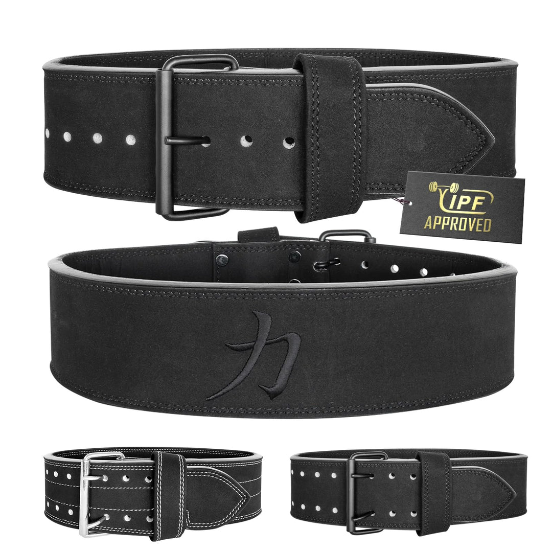 Strength Shop 13mm Prong Belt Gewichthebergürtel mit Schnallenverschluss, IPF-zertifiziert, Robuster