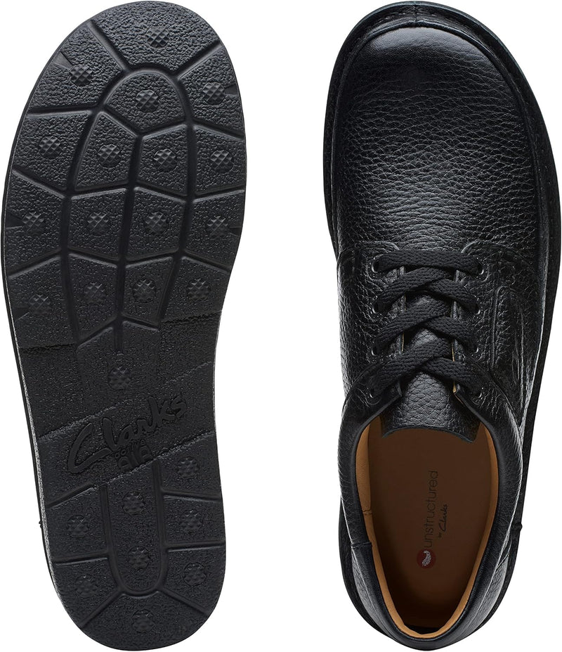 Clarks Herren NATURE II Oxford-Schuh Derby 40 EU Schwarz, 40 EU Schwarz