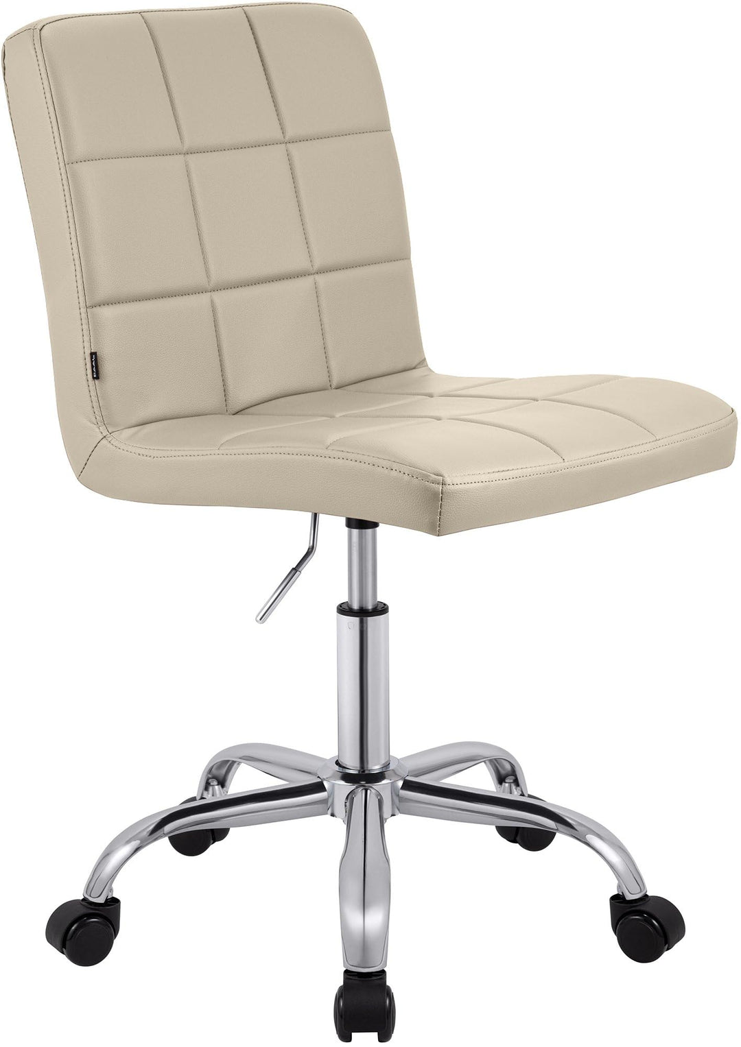 CLP Arbeitshocker höhenverstellbar mit Lehne und Rollen Darfield, Arbeitsstuhl ergonomisch 360° dreh