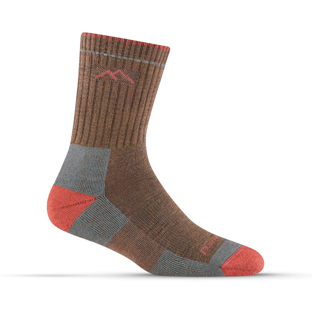 Darn Tough Vermont Damen Merino Wool Micro Crew Socks Cushion Outdoor-Ausrüstung S Bark, S Bark