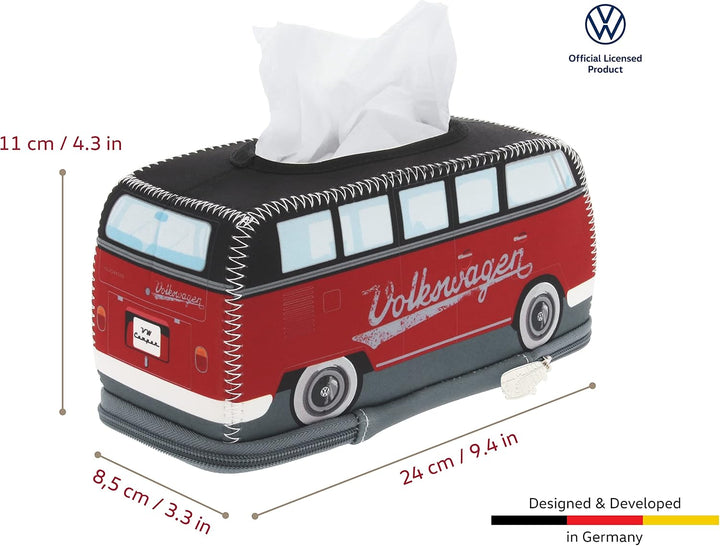 BRISA VW Collection - T1 Bulli Bus Kosmetiktuchspender Taschentuchbox | Volkswagen Tissue Box für au