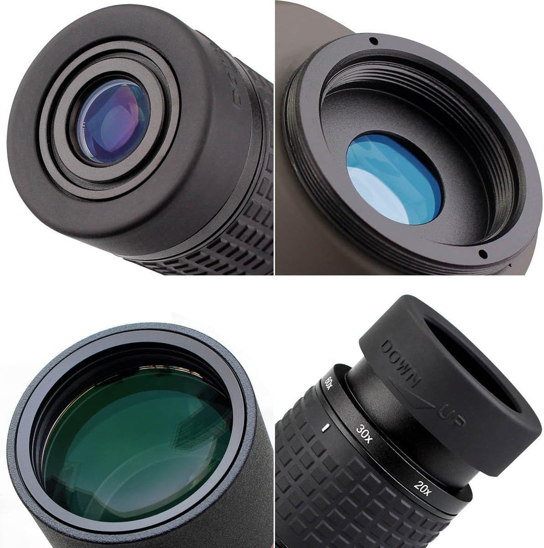 Svbony SV13 Spektiv 20-60x80, Tischstativ, Smartphone Adapter, HD Wasserdicht Porro Prisma Abgewinke