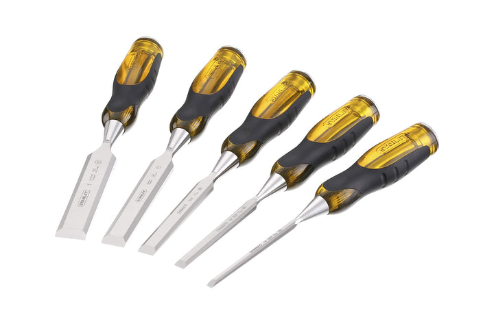 FatMax™ Stechbeitel Set 5-Teilig - 16-271 mit durchgehender Klinge und Schlagkappe 6/10/15/20/25 mm