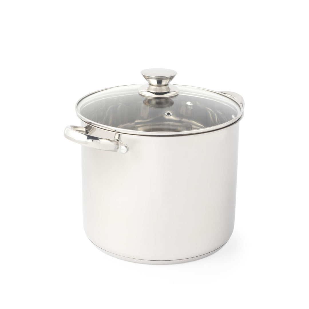 Russell Hobbs Classic Collection 24cm Suppentopf – Kochtopf aus Edelstahl, Deckel aus gehärtetem Gla