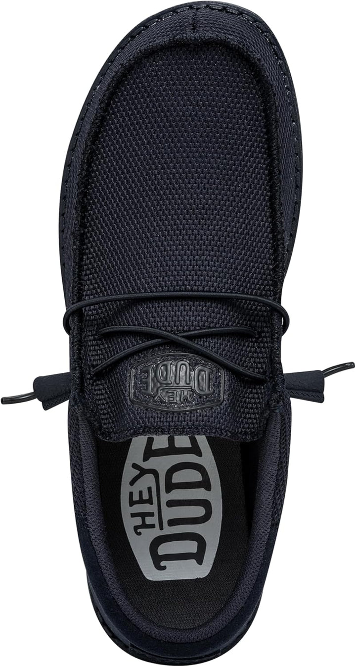 HEYDUDE - Wally Sox Stitch Herren - Slip on Schuhe - Herren Loafers, Black White 40 EU Navy, 40 EU N
