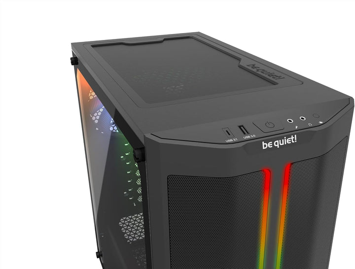 be quiet! Pure Base 500DX Black PC-Gehäuse, 3X Pure Wings 2 Lüfter, ARGB LEDs, Radiatoren bis 360mm,