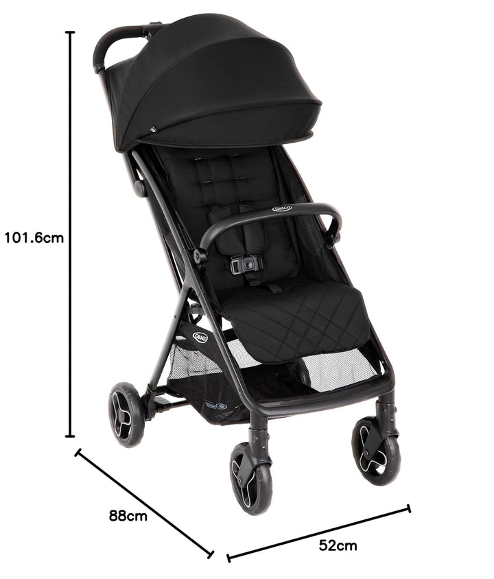 Graco - Myavo Kinderwagen, leicht, schnell zusammenklappbar, ab Geburt bis ca. 4 Jahre (22 kg), mit