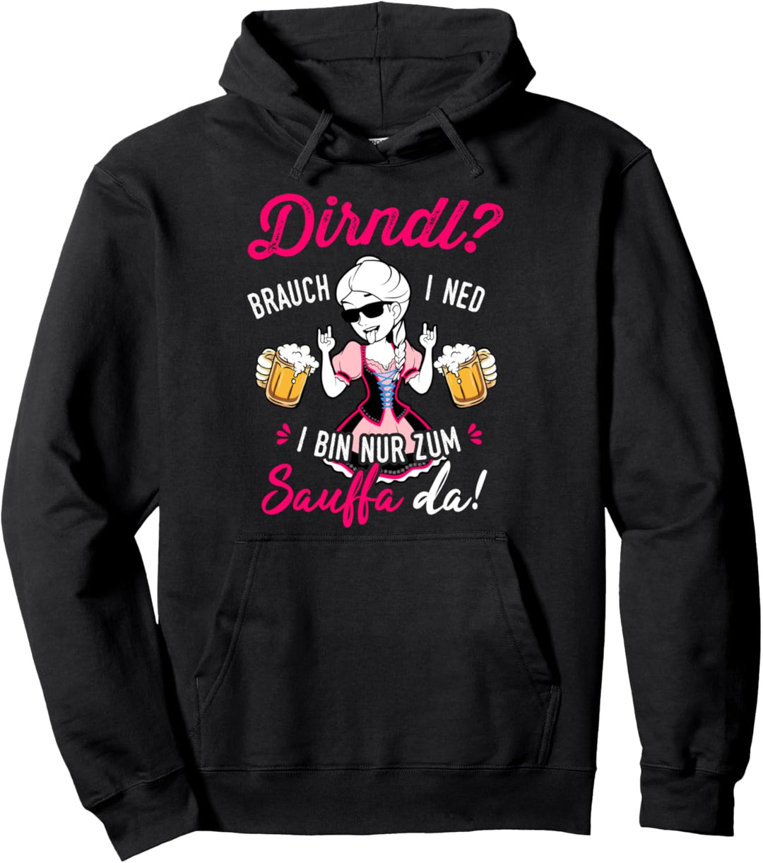 Trachtenshirt Damen Trachten T-Shirt Passend für Oktoberfest Pullover Hoodie