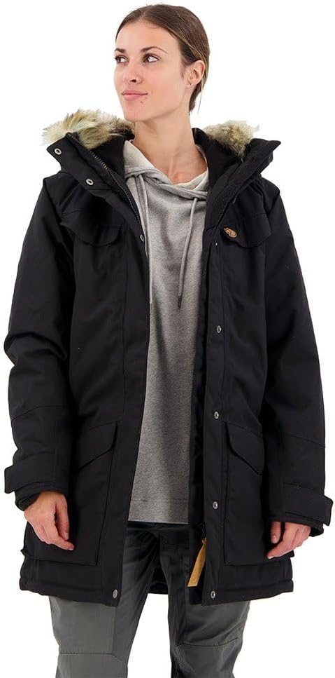 Fjällräven Damen Nuuk Parka W Jacket XS Schwarz, XS Schwarz