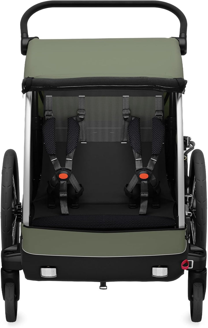 Thule Courier Kinder- Und Hundefahrradanhänger Vintage Green, One-Size