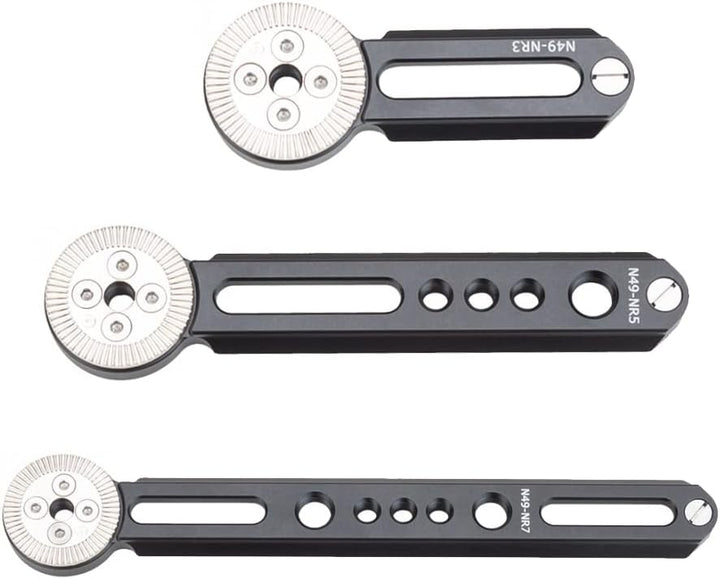 Nitze 178 mm Verlängerungsarmplatte NATO-Schiene auf Rosettenhalterung für ARRI W M6 Schraubenadapte
