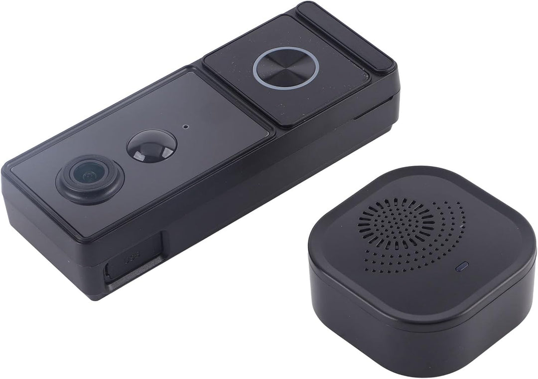 1080P Smart Video-Türklingel, 5G WiFi Zwei-Wege-WLAN-Türklingelkamera, Lange Akkulaufzeit, PIR-Erken