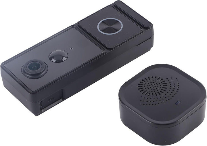 1080P Smart Video-Türklingel, 5G WiFi Zwei-Wege-WLAN-Türklingelkamera, Lange Akkulaufzeit, PIR-Erken