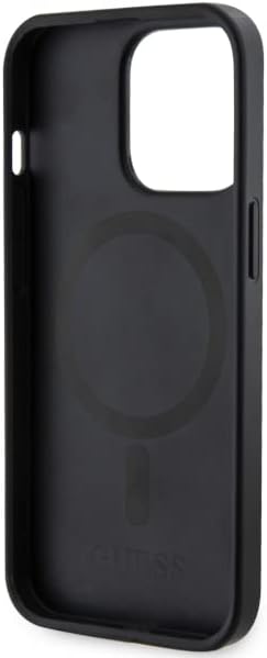 Guess GUHMP13LP4RPSK Hülle für iPhone 13 Pro / 13 6,1" Schwarz hardcase 4G Printed Stripes