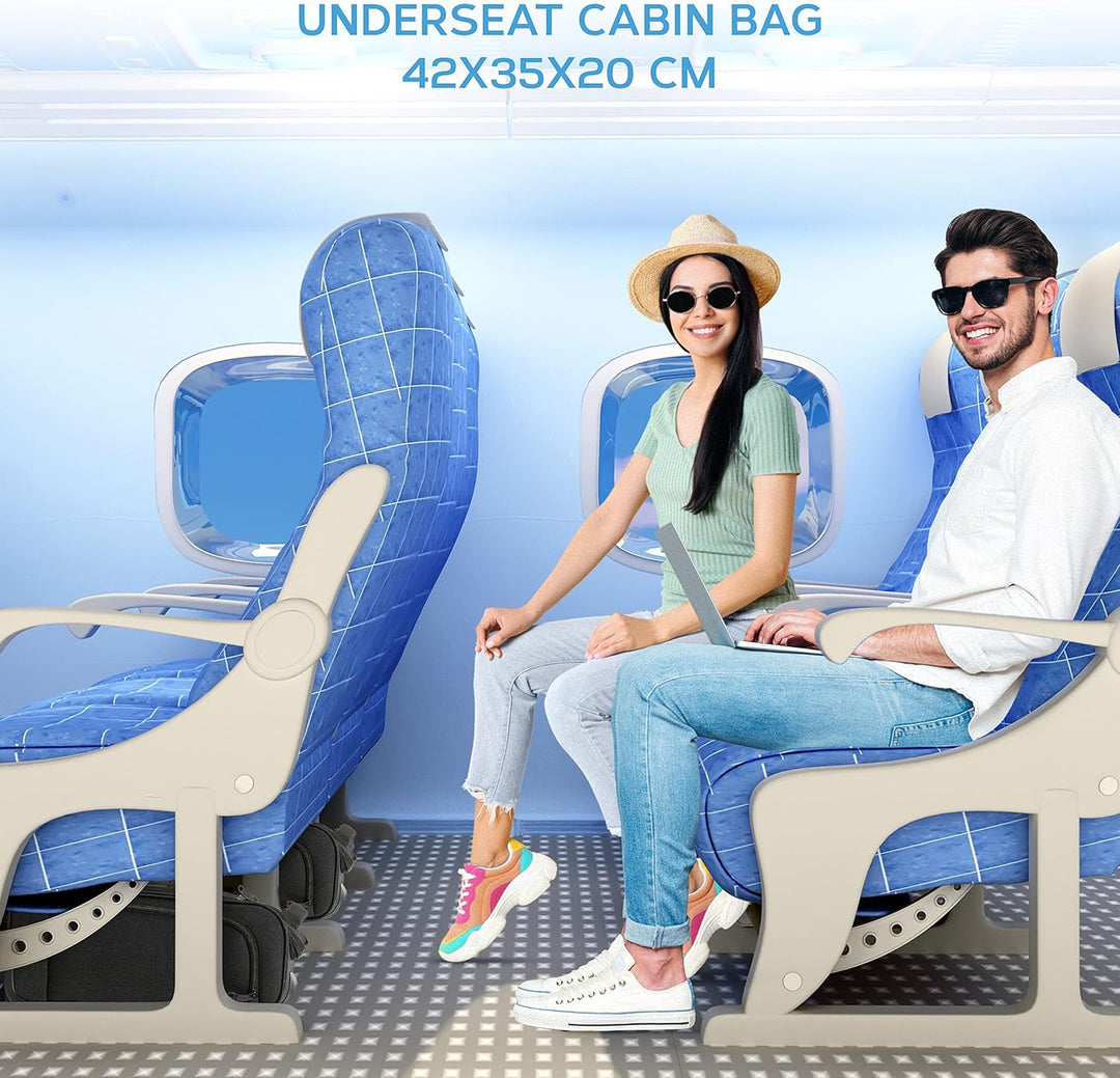 Flight Knight easyJet Underseat Carry On Non Priority Approved Handgepack Koffer - 2 Rader - Ultra L