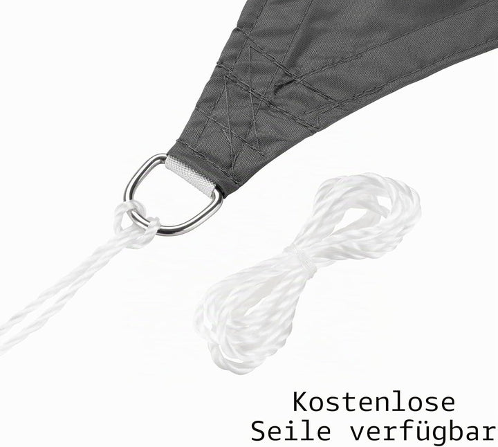 swift Sonnensegel Wasserdicht Dreieckig 3x3x3 Meter UV Schutz Polyester Wasserabweisend Dreieck 3x3x
