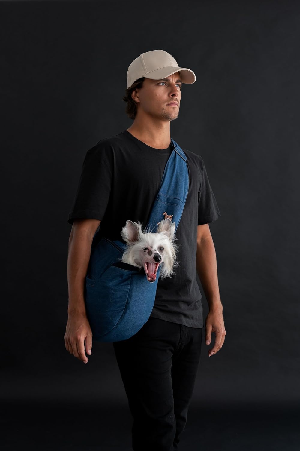 Noah &amp; Paw Hundetragetasche für Kleine Hunde bis 10kg, Hundetasche mit Verstellbarem Schultergurt, u