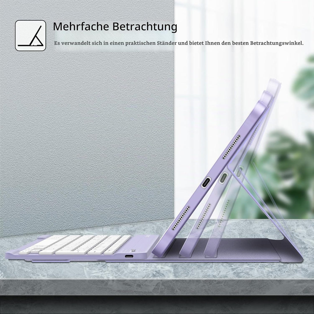 FINTIE Tastatur Hülle für iPad 11. Generation 11" 2025, iPad 10. Generation 2022 10.9", Schutzhülle