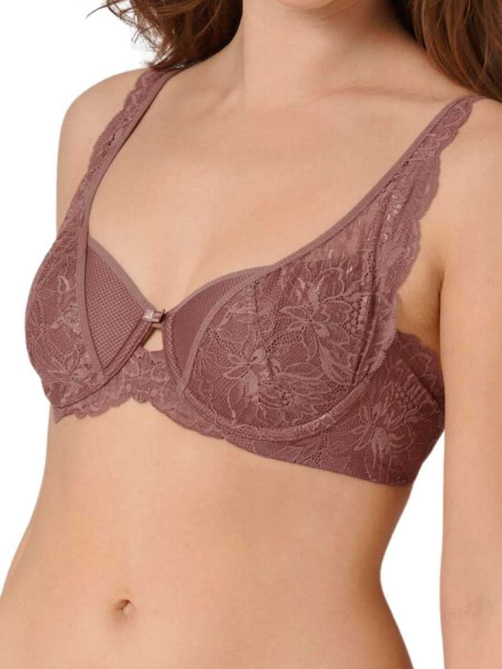 Triumph Damen Amourette Charm WP03 Schalen BH mit Bügel, Rose Brown, 80B