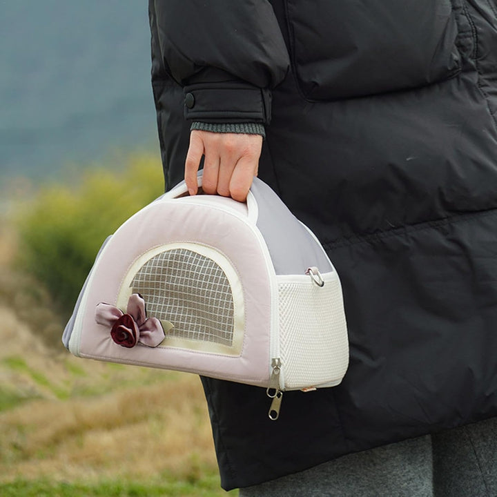 Transportboxen für kleine Hunde, Transportboxen für Kleintiere | Kaninchen-Reisetragetasche Tragetas