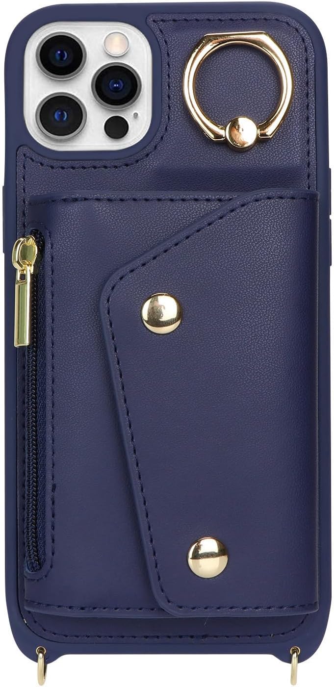 Lipvina Hülle für iPhone 11 Pro Max Hülle mit Band Kartenhalter handyhülle Hülle für iPhone 11 Pro M